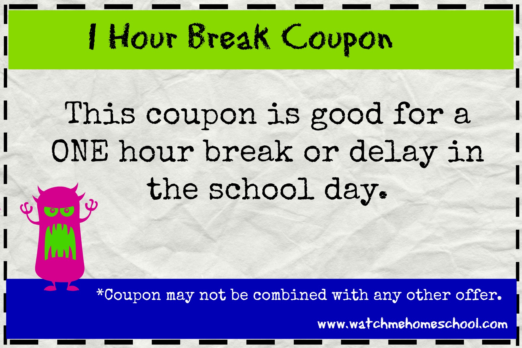 Lunch With Teacher Coupon Fun Coupons For Homeschoolers