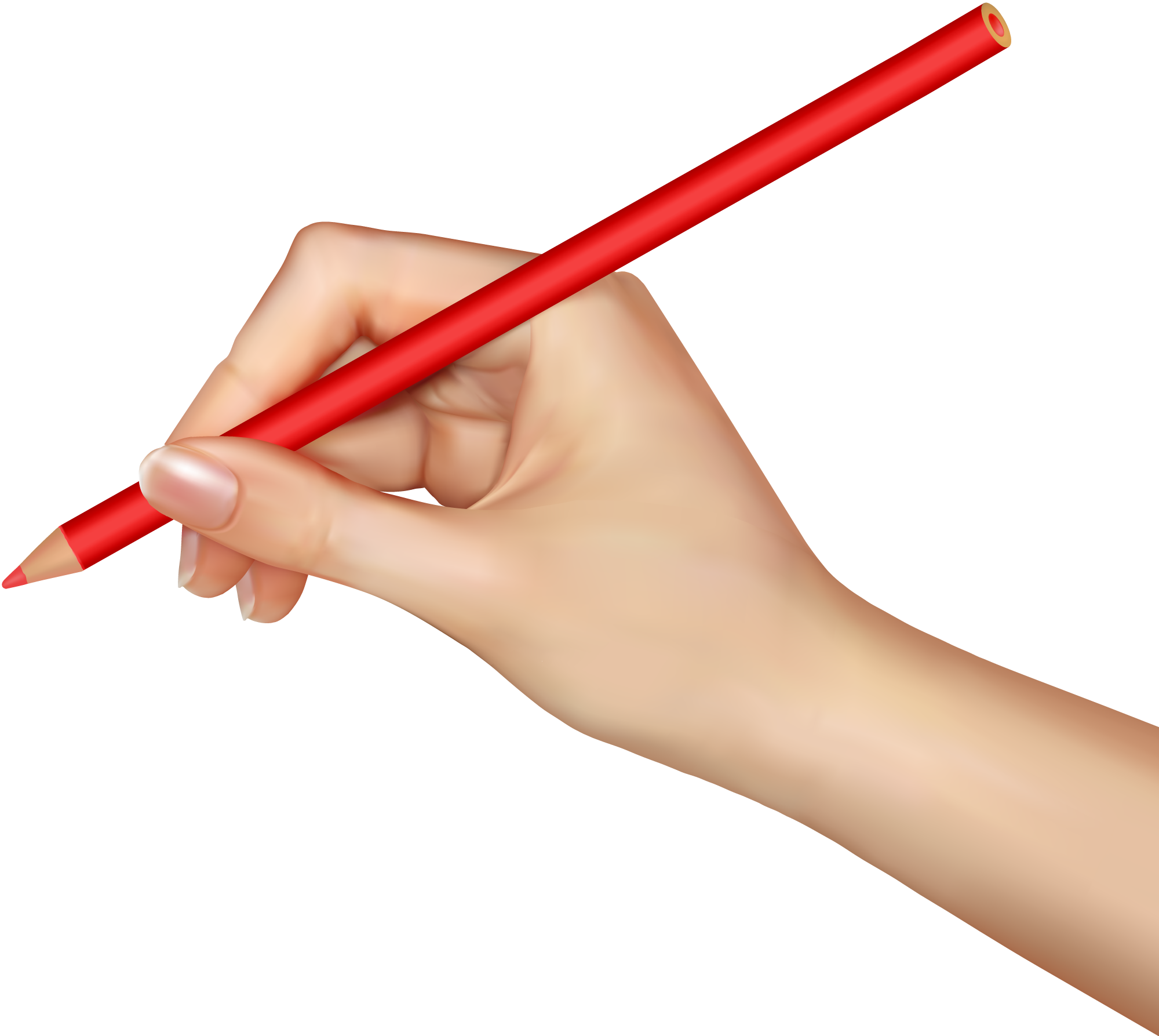 Pencil In Hand Hands Png Hand Image Free