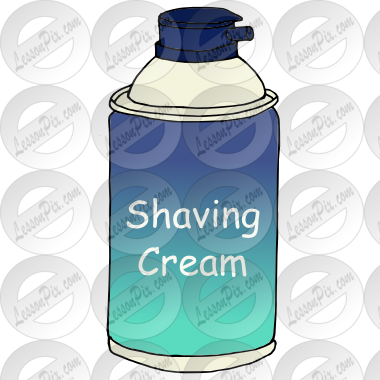 Picture For Classroom   Therapy Use   Great Shaving Cream Clipart