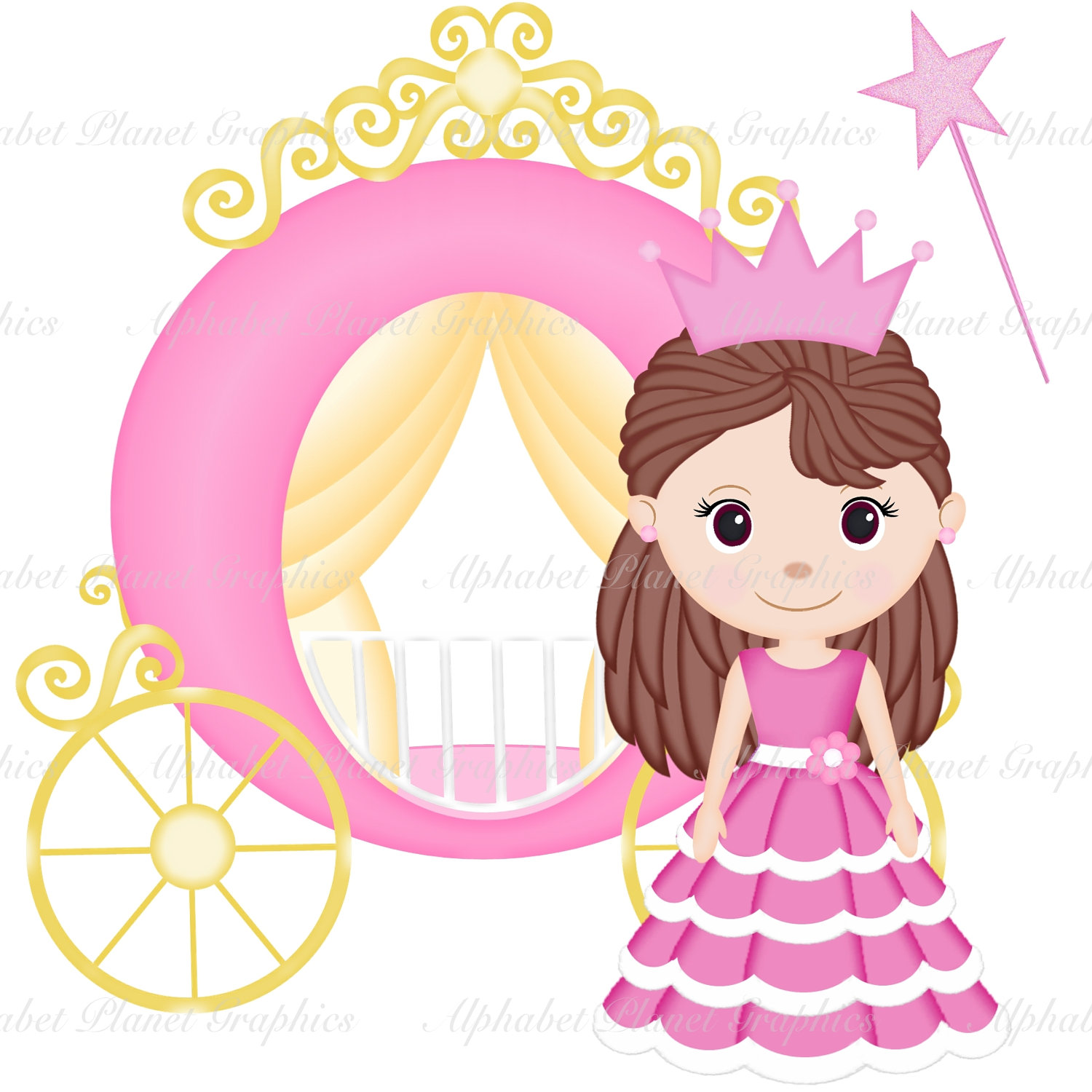 Princess Carriage Clip Art