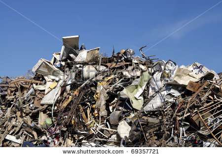 Related Pictures Pile Of Garbage In A Junk Yard Retro Clipart