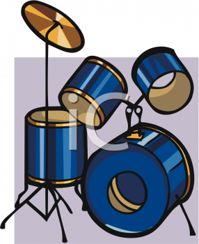 Royalty Free Drums Clipart