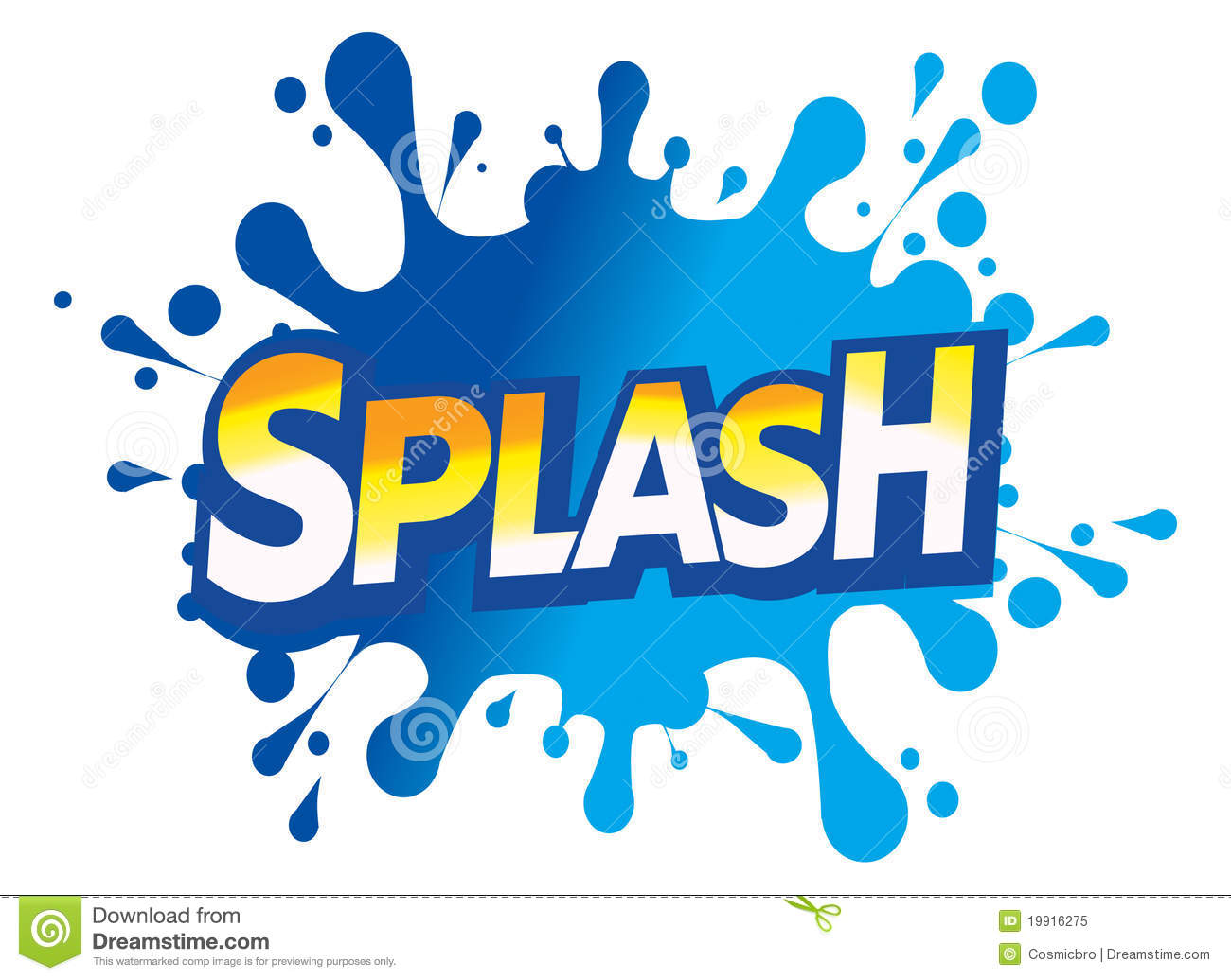 Royalty Free Stock Photo  Splash Water Drop Logo Icon
