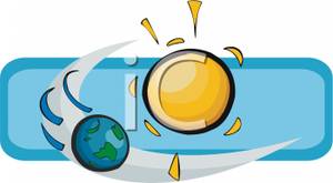 The Earth In The Sun S Orbit   Royalty Free Clipart Picture