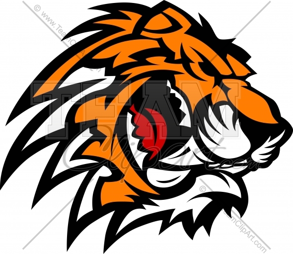 Tiger Team Mascot Graphic Vector Clipart Image Team Clipart  Com