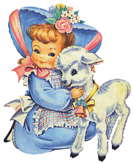 Vintage Book Mary Had A Little Lamb Png