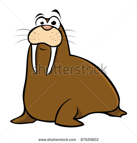 Walrus Cartoon Stock Photos Illustrations And Vector Art
