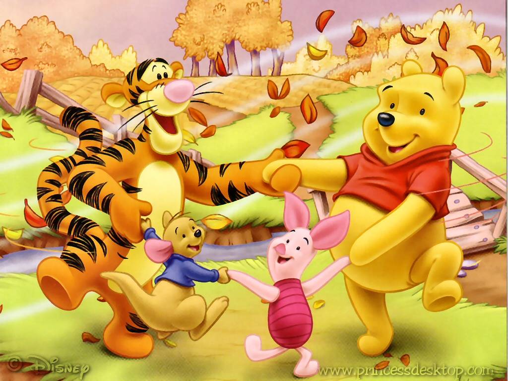 Autumn Funs   Winnie The Pooh Picture