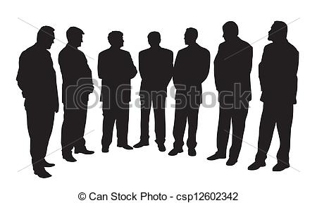 Eps Vector Of Group Of Business People   Group Of Seven Businessmen