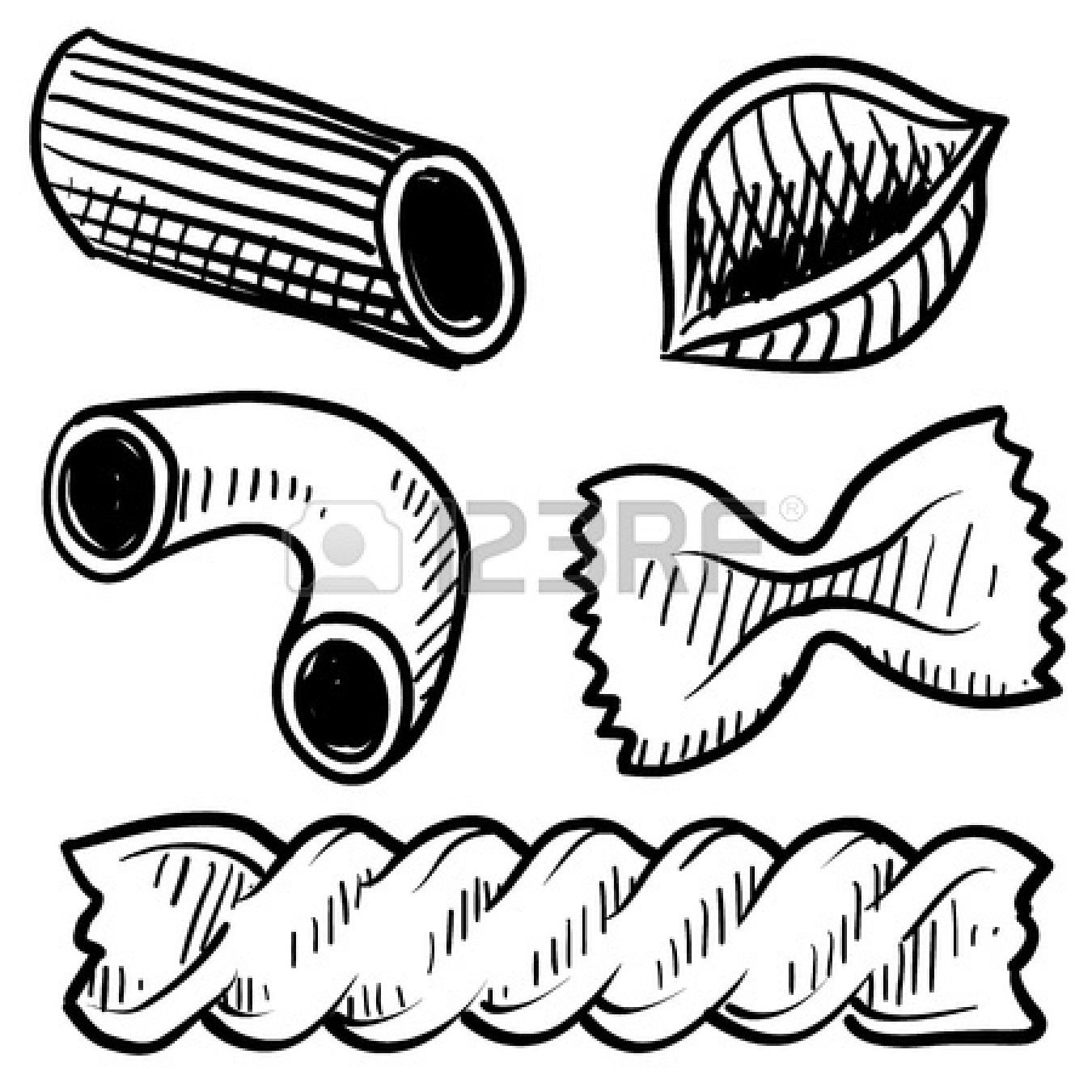 Pasta Clipart Black And White   Clipart Panda   Free Clipart Images