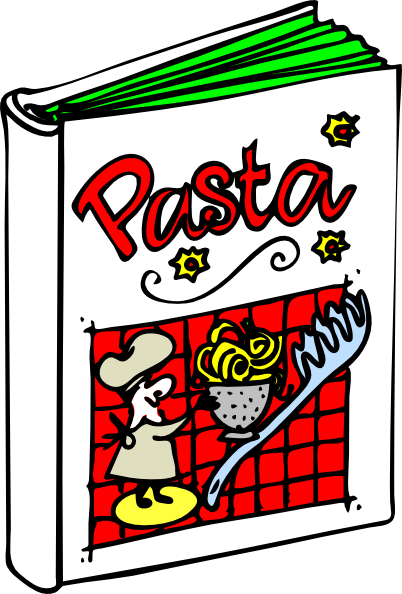 Pasta Cookbook Clip Art At Clker Com   Vector Clip Art Online Royalty