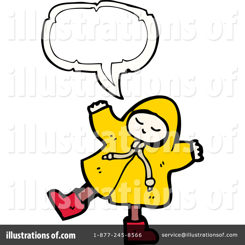 Raincoat Clipart  1187958   Illustration By Lineartestpilot