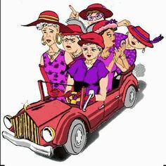 Red Hat Society Border Clipart