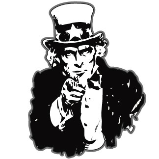 Related Uncle Sam Black Cliparts  