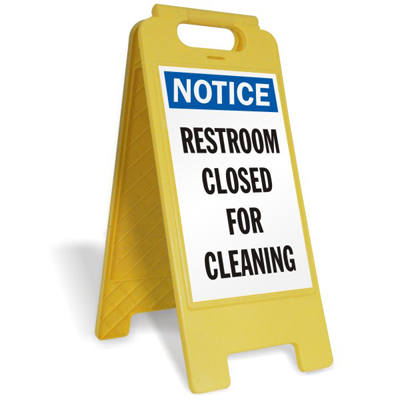 Restroom Closed For Cleaning   Free Pdf Templates Available