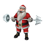 Santa Claus Fitness Training Stock Vectors Illustrations   Clipart
