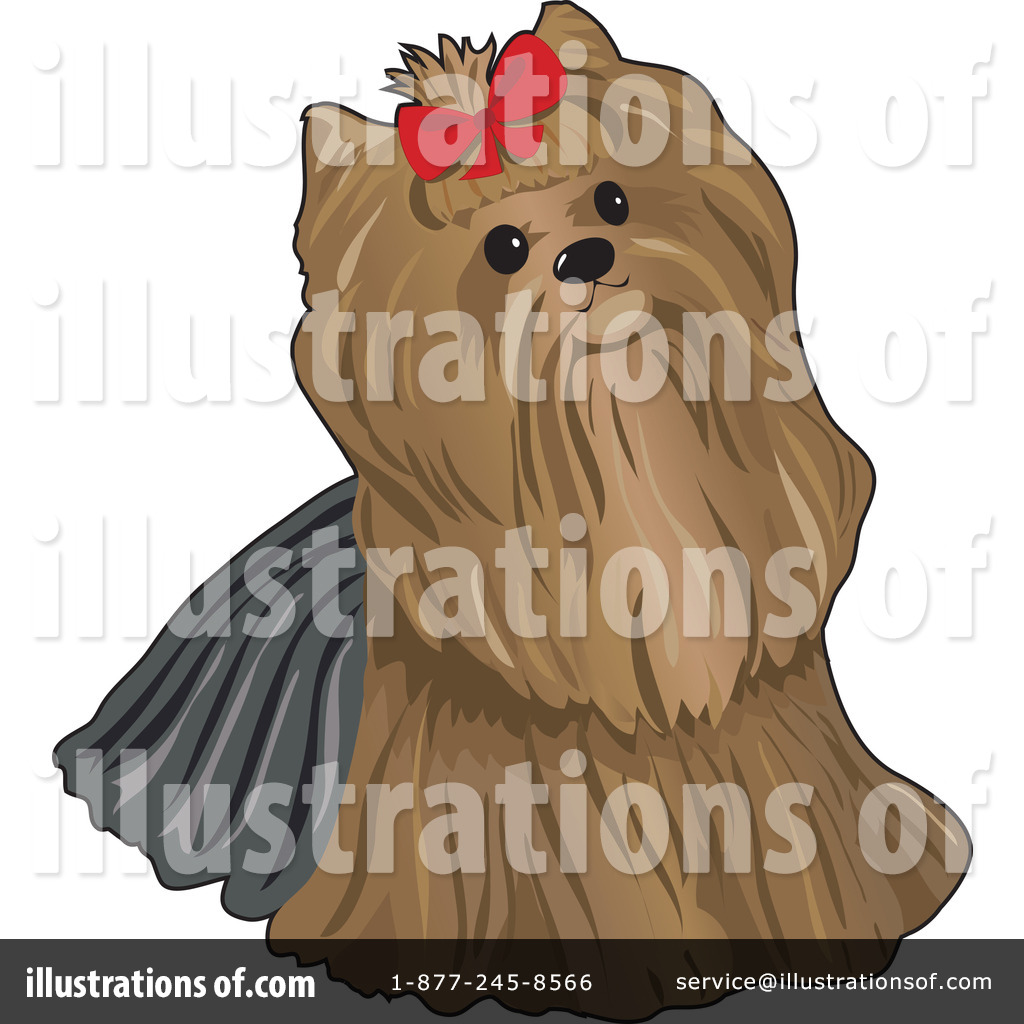 Yorkie Clipart  21270 By Maria Bell   Royalty Free  Rf  Stock    