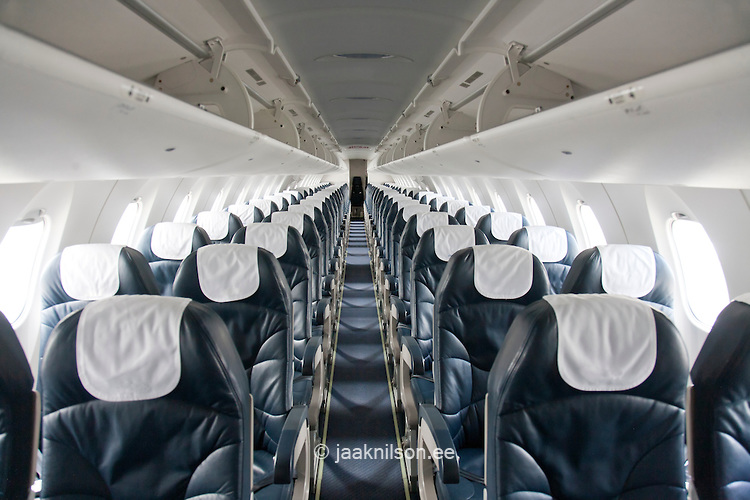 Airplane Aisle Airplane Seating Row With