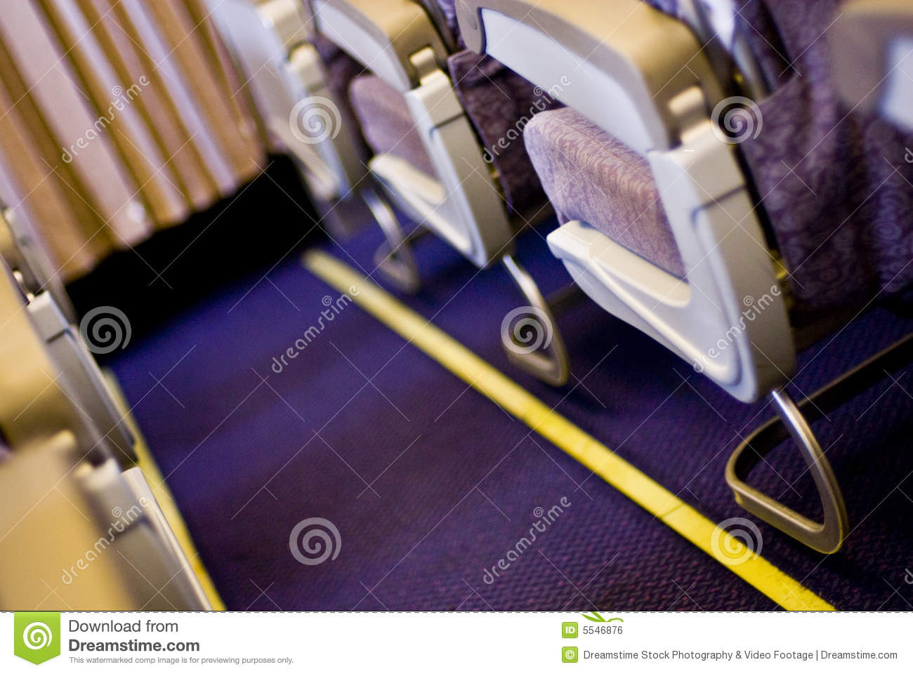 Aisle In Plane Royalty Free Stock Image   Image  5546876