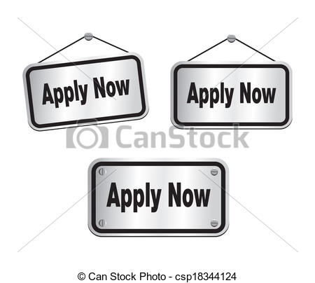 Apply Now   Silver Signs   Csp18344124
