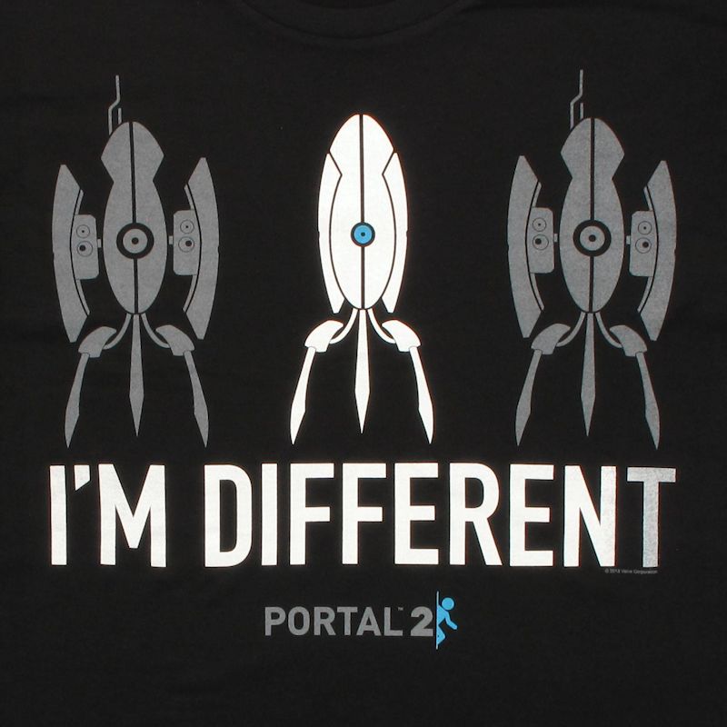 Category   Video Games   Portal   Portal 2 Oracle Turret T Shirt Sheer