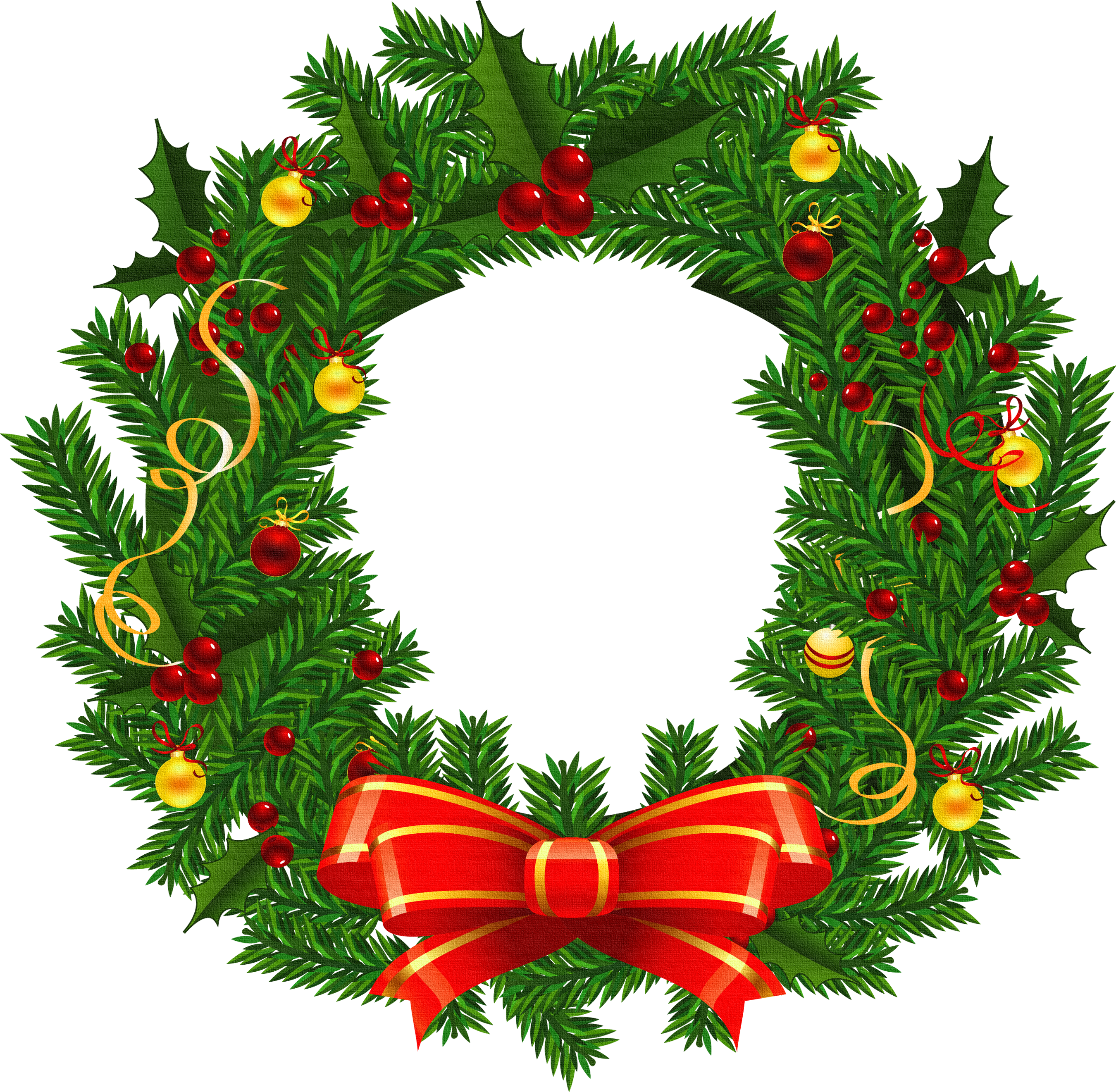 Christmas Wreaths Pictures Clip Art   Clipart Best
