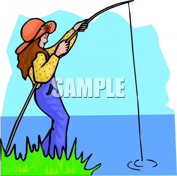 Clipart Fishing Pole  People Clipart