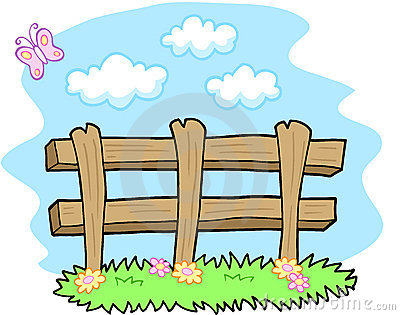 Cute Farm Fence Vector Royalty Free Stock Photo   Image  12746195