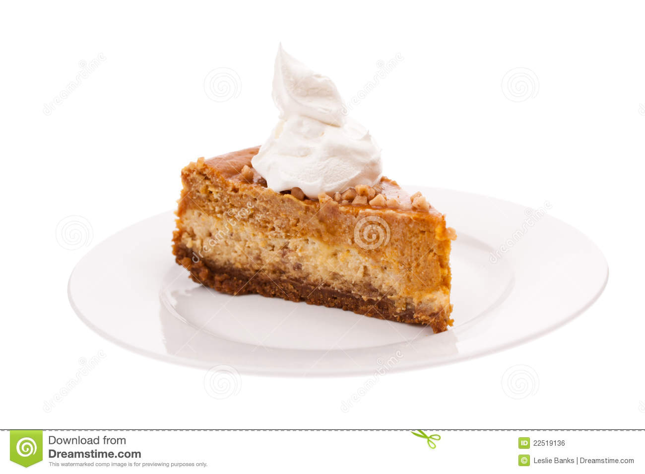 Pumpkin Cheesecake Royalty Free Stock Image   Image  22519136