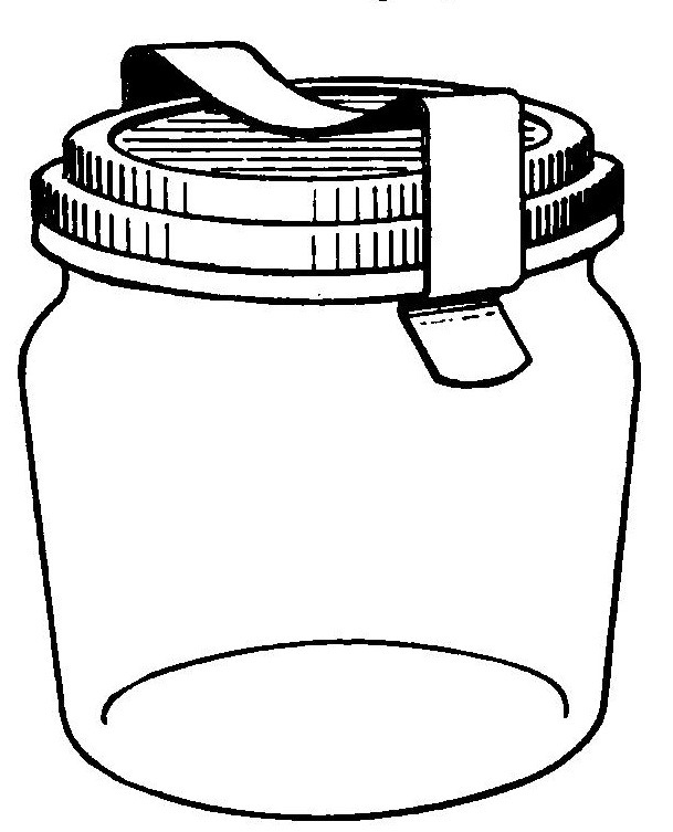 Reading Roses   Prose  Classic Canning Jars Clip Art