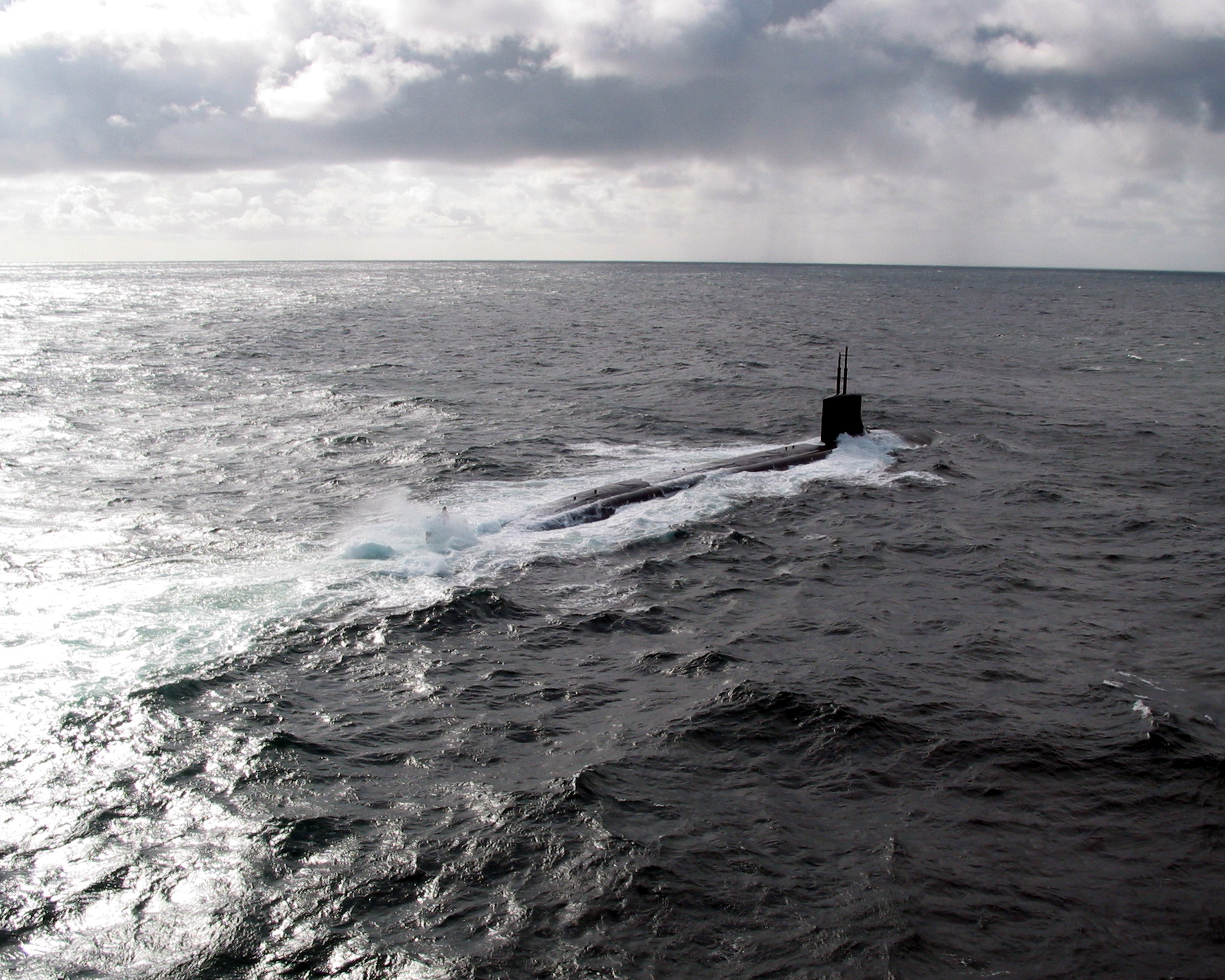 The Nuclear Powered Attack Submarine Uss Seawolf  Ssn 21  Participates