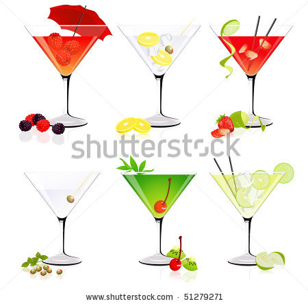 There Is 51 Girl In Martini Glass   Free Cliparts All Used For Free