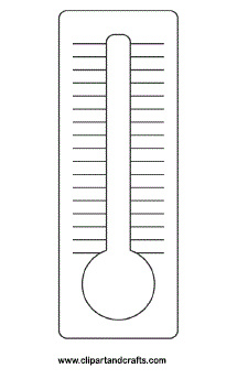 Thermometer Template Printable Thermometer