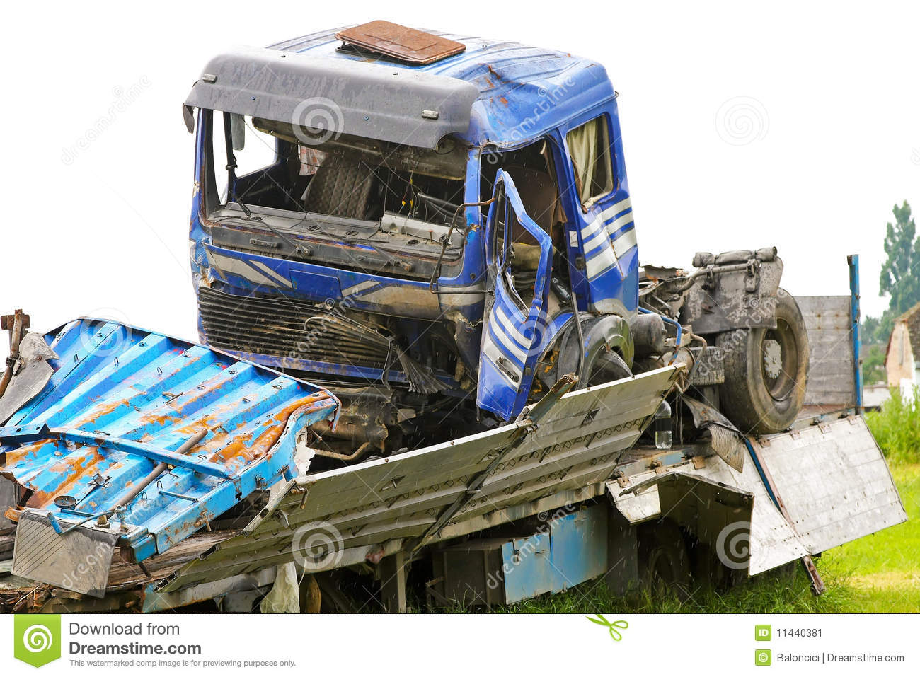 Truck Crash 2 Stock Image   Image  11440381