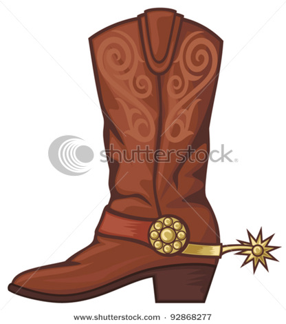 Western Boot Clip Art
