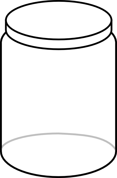 White Jar Clip Art At Clker Com   Vector Clip Art Online Royalty Free