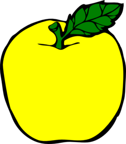 Yellow Apple Clipart   Clipart Panda   Free Clipart Images