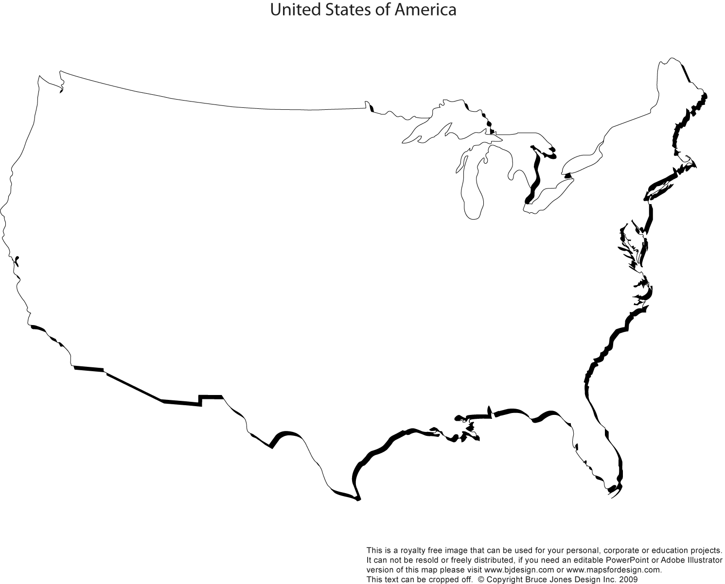 15 Blank Printable Map Of The United States   Free Cliparts That You