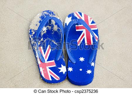 Archivi Immagini Di Aussie Calzatura   Thongs Flip Flops Sandles