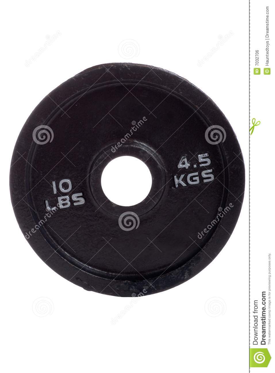 Barbell Plate Royalty Free Stock Image   Image  7032706