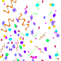 Confetti Background Pattern Clip Art