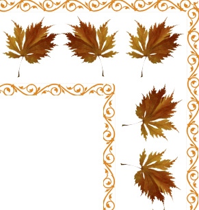 Corner For The Fall Clipart Border On Top Of This Page And A Corner