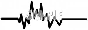 Heart Beat   Royalty Free Clipart Picture