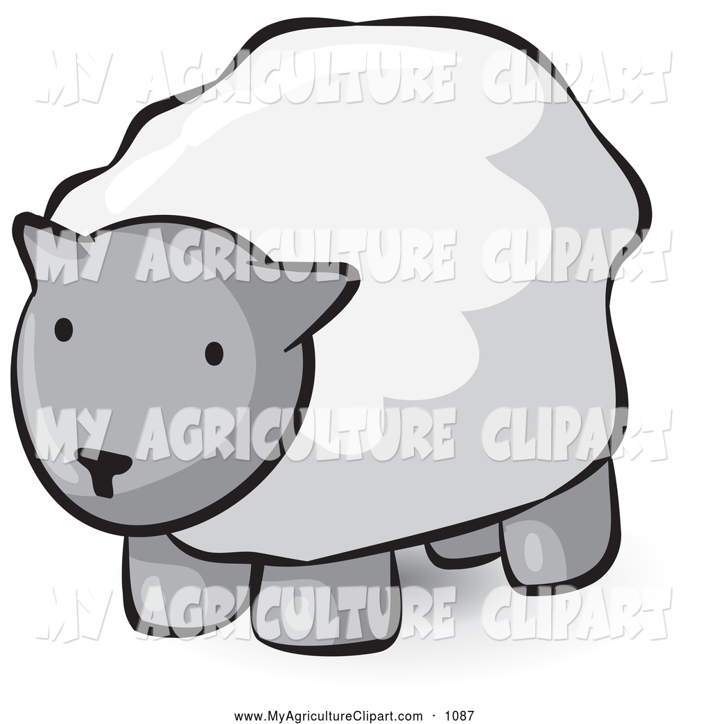 Larger Preview  Vector Agriculture Clipart Of A Cute Animal Factor