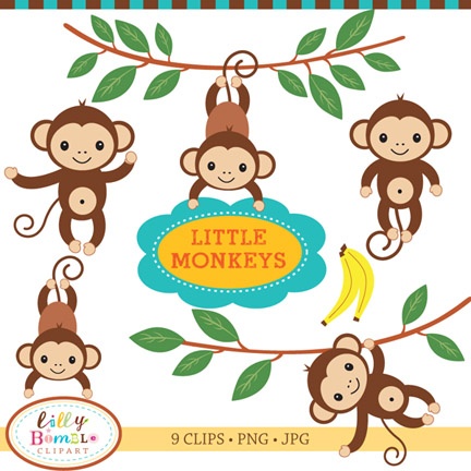 Monkeys Math Monkeys Clipart Clips Art Parties Decor Baby Shower
