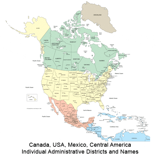North America Map Printable Map Blank Map Clip Art Map Clipart Map