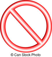 Not Allowed Sign Vector Clipart And Illustrations
