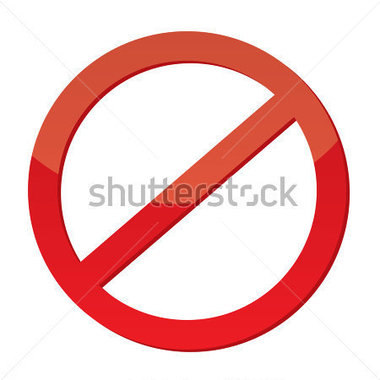 Not Allowed Sign Vector Stock Vector   Clipart Me