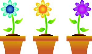 Potted Flowers Clip Art Images Potted Flowers Stock Photos   Clipart    