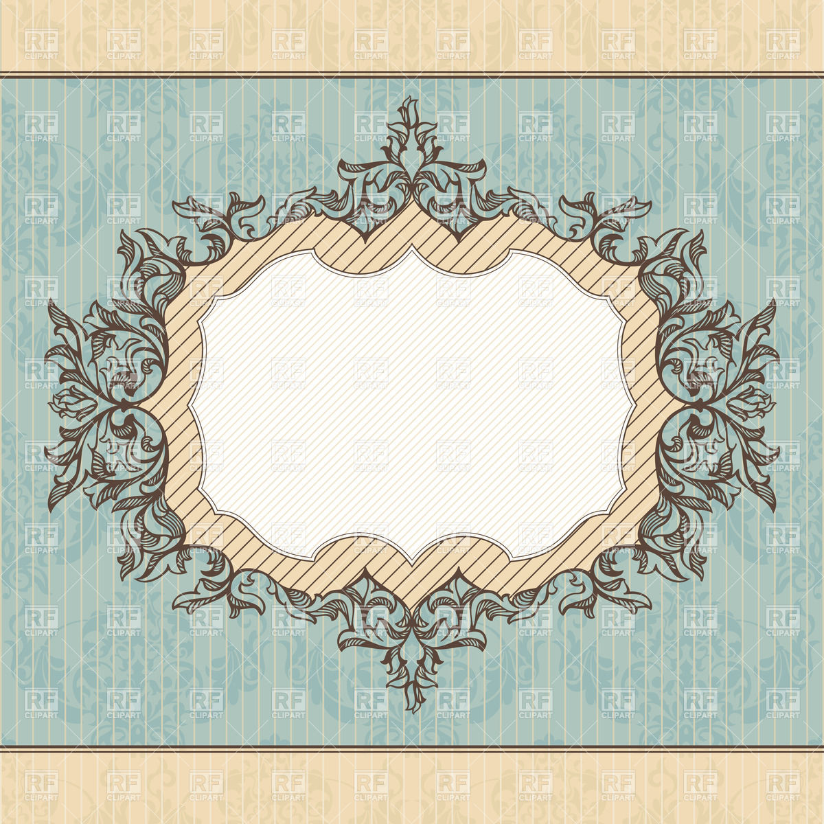     Retro Royal Frame 37310 Download Royalty Free Vector Clipart  Eps